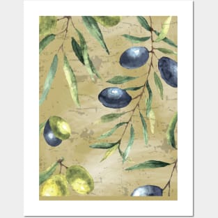 Olives beige Posters and Art